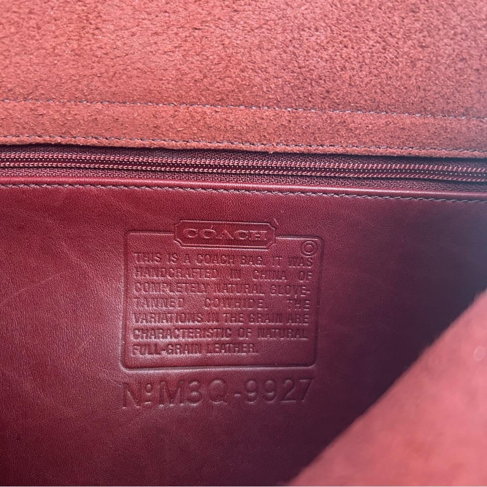 Coach Vintage Willis ♥️RED♥️ with HIDE marks (RARE) - Picture 2 of 14